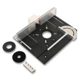 Elestoria Aluminum Router Table Insert Plate (Black)