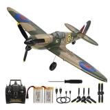 RC Plane Spitfire Fighter 2.4Ghz 4CH Remote Control Aircraft Ready to Fly for Adults Kids Airplane Radio Controlled Plane with Xpilot Stabilization System 761-12 - Retail: $115.07