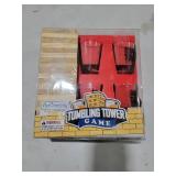 ArtCreativity Tumbling Tower Drinking Game, Drinking Game with 4 Glasses and 60 Wooden Blocks with Challenges, Fun House Party Games for Game Night, Great Gift Idea