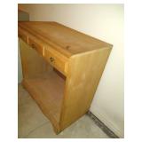 Dry sink cabinet, missing doors, 29" W x 17" D x 30" H.