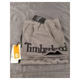 Timberland Men`s Logo Jacquard Scarf and Reversible Beanie 2 Piece Set (One Size Grey(T100906C-C81))