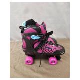 Schwinn Adjustable 2-in-1 Quad/Inline Skate - Black/Pink (5-8) - Retail: $76.53