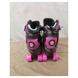 Schwinn Adjustable 2-in-1 Quad/Inline Skate - Black/Pink (5-8) - Retail: $76.53