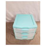 3 Drawer Small Storage Unit Blue - Sterilite