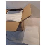 LUXPaper 9 x 12 Open End Window Envelopes | Peel & Press | White Linen | 80lb. Text | 500 Qty. Retail $163.00