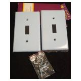 Bates- Blue Light Switch Plates, 2 Pack, Blue Light Switch Cover Plate, Blue Light Covers for Light Switch, Blue Outlet Plate Cover, Blue Light Switch Plate, Blue Light Plates Switch Covers Retail $9.