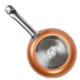 Kutime Copper Chef Non-Stick Fry Pan, 8 Inch Retail $23.78