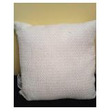 Textured Pillow Covers 16x16 Inches, Decorative Neutral Pillowcase Cushion Cover for Sofa, Couch, Bed, Bedroom, Living Room, Home Decro Cream Retail $13.99