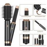 Blow Dryer Brush 60000RPM, Upgraded Hot Air Brush, Auto Curling Wand Blow Dryer with 3 Temp, Negative Ionic Air Brush Round Brush for Blow Out 5 in 1 Retail $69.99