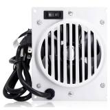 Hiorucet PF06-YJLF-B PF06-YJLF-F Wall Heater Blower Fan Kit for ProCom Ventless Space Heater Over 10,000 BTU with Automatic/Manual Thermostat, Replacement PF06YJLFB Vent-Free Blower Fan Accessory Kit.