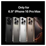 MAGEASY Designed for iPhone 16 Pro Max Case with 360° Rotatable Stand - 20ft Ultimate Drop Protection, Compatible with MagSafe, Durable Aluminum Frame | Odyssey Stand M (Metal Black)