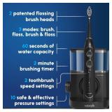 Waterpik Sonic-Fusion 2.0 Professional Flossing Electric Toothbrush with Water Flosser Combo In One, Black SF-04, Packaging May Vary - Retail: $178.78