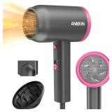 ANIEKIN Hair Dryer, 1875 Watts Fast Drying Blow Dryer with Diffuser and Concentrator, Compact Lightweight Hair Dryer for Women and Men