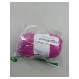 Lion Brand 24/7 Cotton Yarn, Lightweight Yarn for Knitting, Crocheting, and Crafts, Rose, 1 Pack