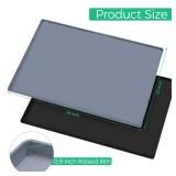 TRZZ Silicone Waterproof Under Sink Mat 34" x 22", Drip Tray and Cabinet Liner for Kitchen and Bathroom, Prevents Water Damage and Organizes Cabinets (Grey)