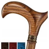 $84 Asterom Walking Cane - Handmade, Ergonomic - Wood Canes