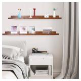 Muzilife 45.3" Floating Wall Ledge Shelves - Set of 2