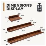 Muzilife 45.3" Floating Wall Ledge Shelves - Set of 2