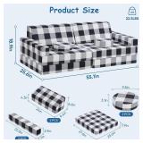 $110 10 Pcs Black & White Kids Sofa,Foam Modular Play Couch