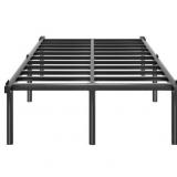 HAAGEEP 20 Inch Tall Platform Bed Frame King Size Metal Frame