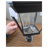 Gama Sonic Imperial Bulb 24.25-in Solar Outdoor Light Post Lantern