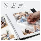 $72 Photo Album Self Adhesive 4x6 5x7 3x5 8x10, 120 Pages Grassgreen