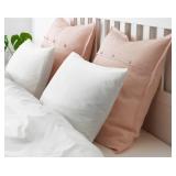 2 pack! AINA by IKEA Cushion cover white, 26x26