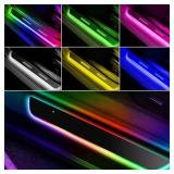 $50 LED Door Sill Pro, 7 Colors, 28 Modes, Waterproof, 4 PCS