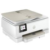 HP - ENVY Inspire 7955e Wireless All-In-One Inkjet Photo Printer with 3 months of Instant Ink included with HP+ - White & Sandstone - Retail: $293.39