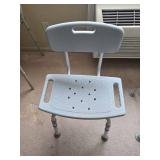 Adjustable Medical Shower Chair with Back Support