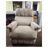 La-Z-Boy Pinnacle Recliner in Beige Textured Fabric