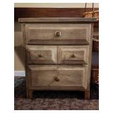 Weathered Gray Nightstand