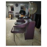 Vintage Beauty Salon Equipment Set - Chairs and Dryers