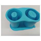 Silicone Ice Cube Mold Ice Mold Ice Making Mold Convenient Ice Cube Tray Mini Ice Cube Mold Ice Cube Trays Convenient Freezer Tray Ice Maker Ice Cube DIY Molds Sky-blue