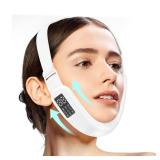 Electric Double Chin Device and V-Face Machine with 8 Modes and 15 Gear Adjustable Intensities - Intelligent Double Chin Machine for V-face