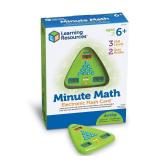 Learning Resources Minute Math Electronic Flash Card, Homeschool, Early Algebra Skills, 3 Difficulty Levels, Ages 6+