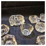 Vintage Cut Crystal Salt Cellars Collection