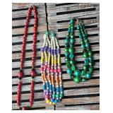 Colorful Vintage Beaded Necklaces