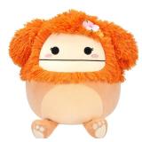 Squishmallows Original 12-Inch Shasta Peach Bigfoot with Tropical Flower - Official Jazwares Plush