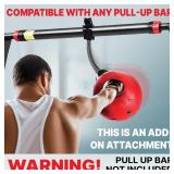 Punching Bag Add-On for Pull-Up Bars, Quick Release (PullUp Bar Not Included) - Enhance Upper Body Strength and Cardio, Stress Relief Anywhere