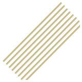 8 PCS Brass Rod Stock, 4mm Diameter, 12 Inch Length