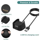 Kissmart Charger for Fitbit Versa, 3.3ft USB Dock Cable