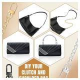 Hanaive 8 Pcs Purse Chain Strap Extender Kit, 4 Colors