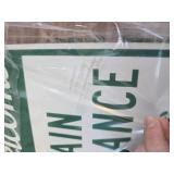 Main Entrance Sign, 10x14 Rust-Free Aluminum, Made in USA