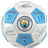 Man City Soccer Ball, Signatures & Numbers, Size 5