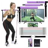 Portable Pilates Bar Kit with Resistance Bands | KROSSIL