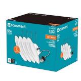 EcoSmart 6 in. Soft White Integrated LED Recessed Trim (4-Pack)