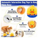 Interactive Indoor Puppy Toys, Rechargeable Vibrating Dog Toys for Small Breeds, Electric Plush Toy to Keep Puppies Busy, Crazy Moving Dog Toy for Non-Aggressive Chewers, Puppy Entertainment Toy