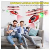 TERRAMUS Remote Control Helicopter for Kids,Altitude Hold RC Helicopters with Gyro & LED Light,2.4GHz Radio Controlled Aircraft Indoor Toy with 3.5 Channel,High&Low Speed,Gift for Boys Adults Beginner