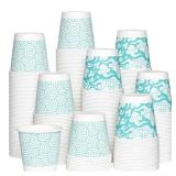 JOLLY CHEF 3 oz Disposable Bathroom Mouthwash Cups 300 Pack, Small Mini Paper Cups for Bathroom,Parties, Picnics